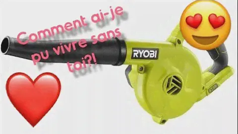 Pourquoi il vous faut un souffleur d'atelier (Ryobi 18V R18TB)