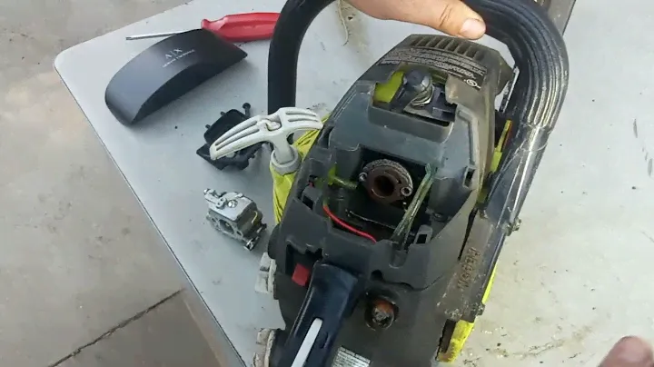 RDMJ.Parte#1.RYOBI .RY 3716. MOTOSIERRA .COMO LIMPIAR EL CARBURADOR.