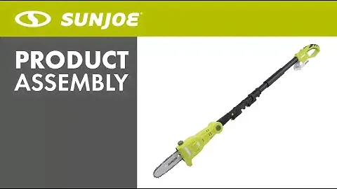 24V-PS8 - Sun Joe 8-Inch IONMAX Cordless Telescoping Pole Chainsaw - Assembly Video