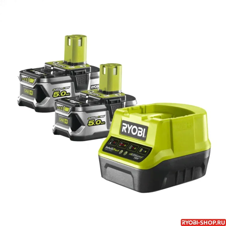 Набор RYOBI RC 18120-250 ONE+ (зарядное устройство + 2 аккумулятора)