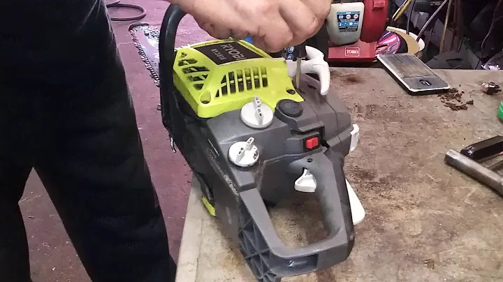 * Ryobi ry3818 регулировка карбюратора бензопилы настройка карбюратора