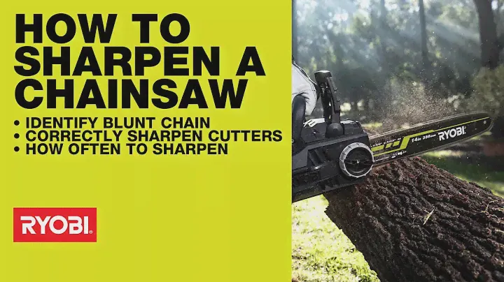 RYOBI Chainsaws: How to Sharpen a Chain