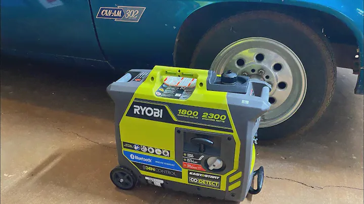 RYOBI 2,300-Watt Generator 1st Start Up Tips