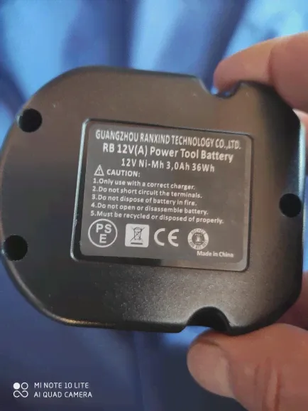 🛍 3000 мАч, 12V сменный никель-металлогидридный аккумулятор Батарея для Ryobi Мощность инструмент Перезаряжаемые Батарея B-1230H B-1222H B-1220F2 B-1203F2 BID1230 TF1100-2